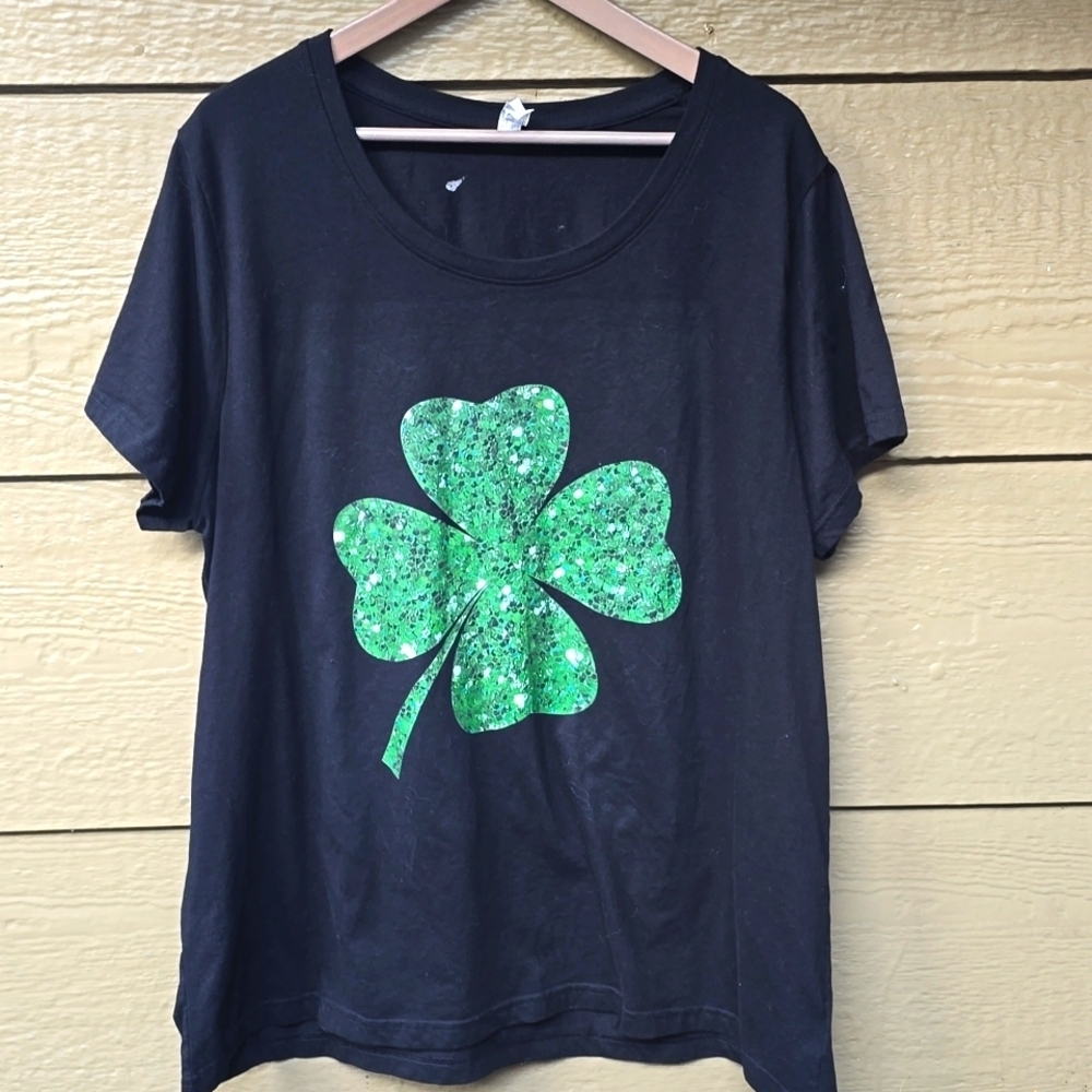 St Patricks Day Shirt Lucky Shamrock T-Shirts Irish Holiday Tee Tops 3x
